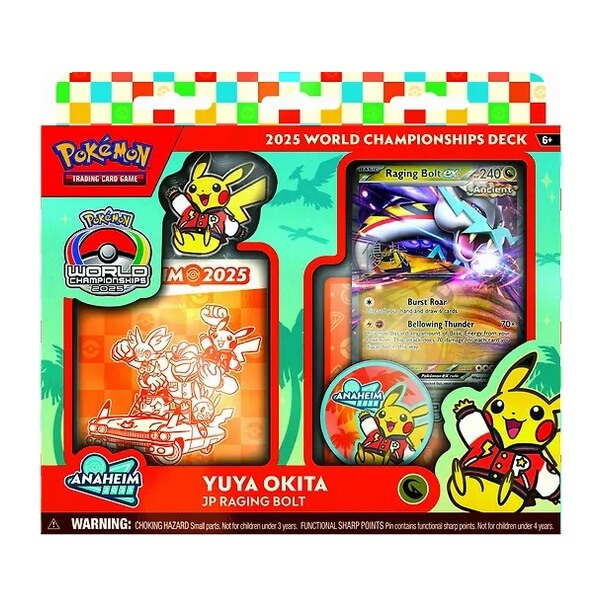 Pokémon TCG World Championship Deck 2025 Yuya Okita - JP Raging Bolt