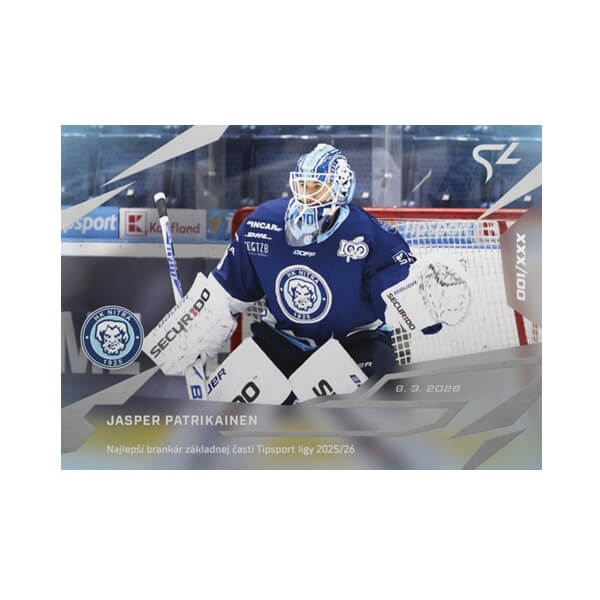 Hockey card Live SK Tipsport league 2025-2026 - L-49 Jasper Patrikainen