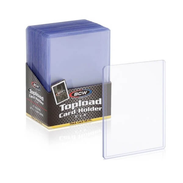 Toploader BCW 3x4 Thick Cards 59 PT - 25 pcs