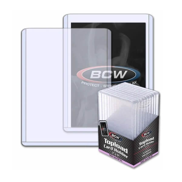 Toploader BCW 3x4 Thick Cards 197 PT - 10 pcs