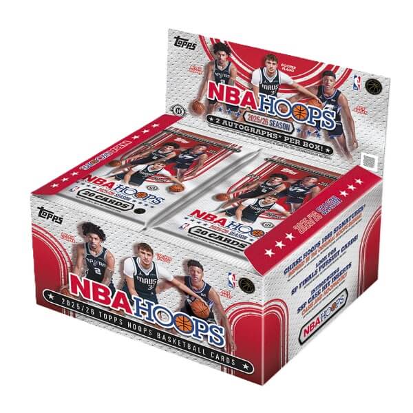 2025-2026 NBA Cards Topps Hoops Basketball - Jumbo Hobby Box