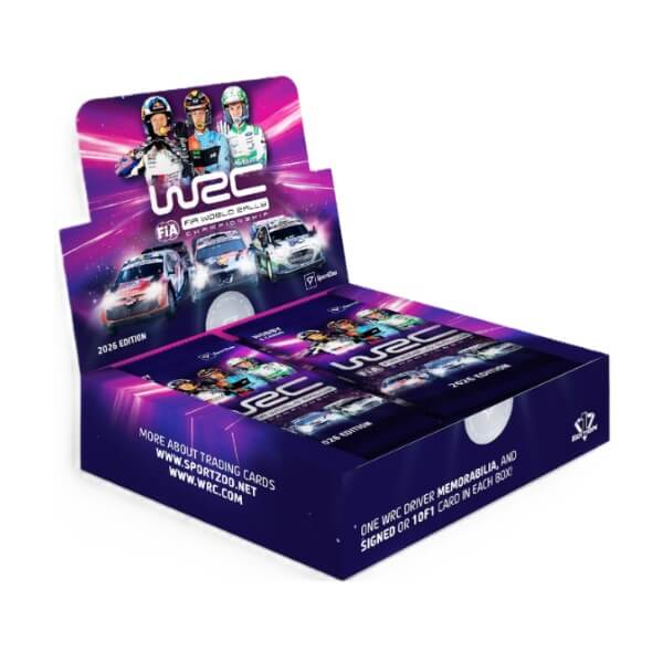 2026 FIA WRC World Rally Championship Hobby Box - Auto Rally Cards