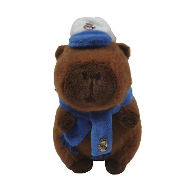 Real Madrid Capybara Plush Toy - 35 cm