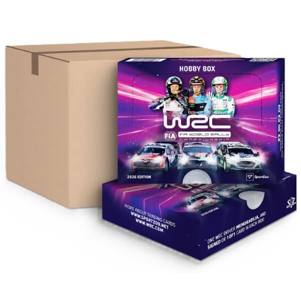 2026 FIA WRC World Rally Championship Hobby Case - Auto Rally Cards