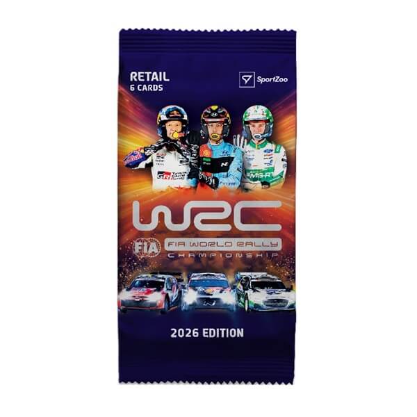 2026 FIA WRC World Rally Championship Retail Pack - Auto Racing Cards