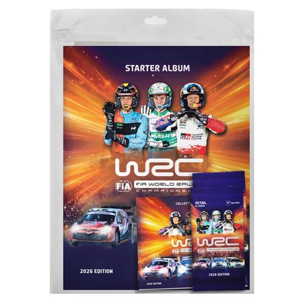 2026 FIA WRC World Rally Championship Starter Pack - Car Racing Cards