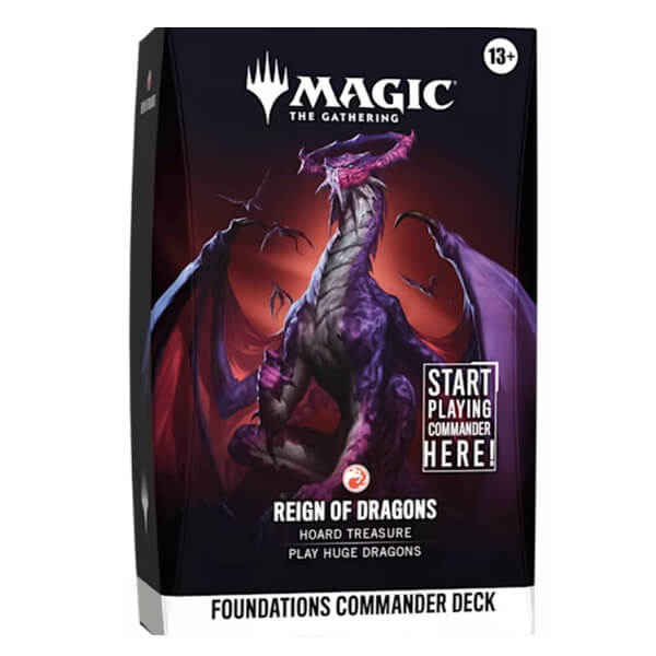 Magic: The Gathering Reality Fracture Foundations Commander Deck - Reign of Dragons
