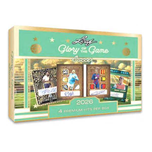 2026 Leaf Glory of the Game Soccer Hobby Box - soccer cards