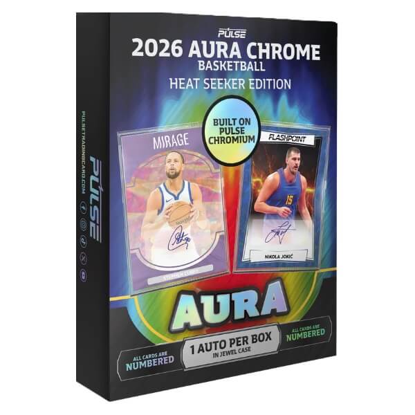 2026 Pulse Aura Chrome Basketball Heat Seeker Edition - Signed NBA Card