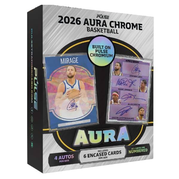 2026 Pulse Aura Chrome Basketball Hobby Box - NBA Cards
