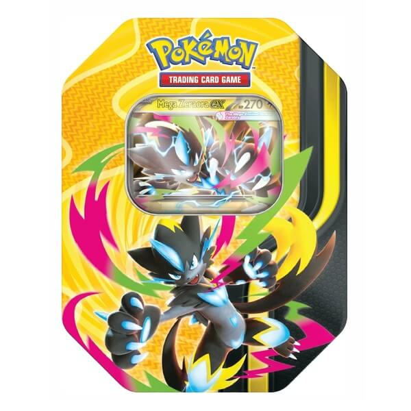 Pokémon Mega Forces Tin - Mega Zeraora ex