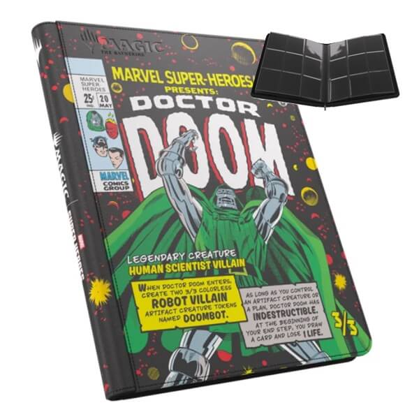 Magic: The Gathering Zip-Up 18-Pocket Card Album Marvel Super Heroes - Doctor Doom