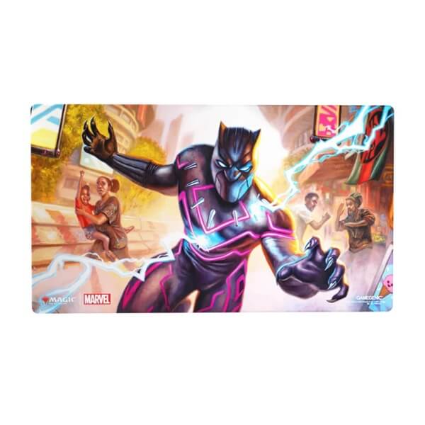 Shiny Playmat Magic: The Gathering Marvel Super Heroes - Striking Black Panther