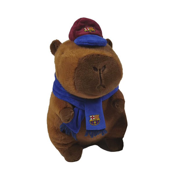 FC Barcelona Capybara Plush Toy - 35 cm