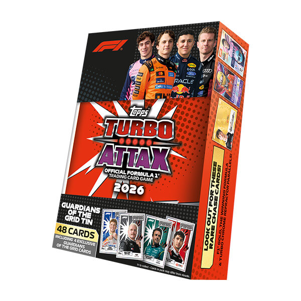 2026 Topps Turbo Attax F1 Formula 1 Mega Tin - Guardians of the Grid