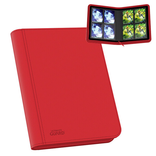 Ultimate Guard 4-Pocket ZipFolio XenoSkin Red Card Album