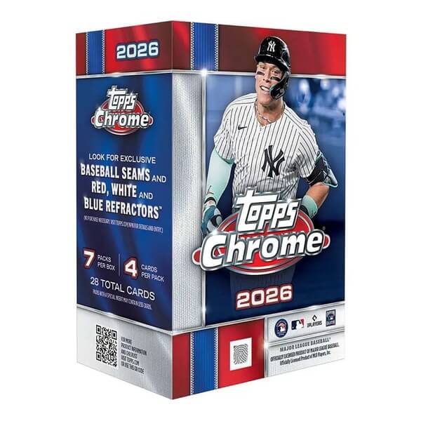 2026 Topps Chrome Baseball Blaster Box - MLB Trading Cards