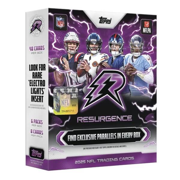 2025 Topps Resurgence Football Mega Box - NFL Cards