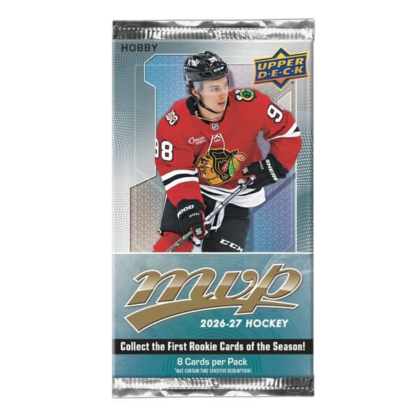 2026-2027 NHL Upper Deck MVP Hobby Pack - Hockey Cards