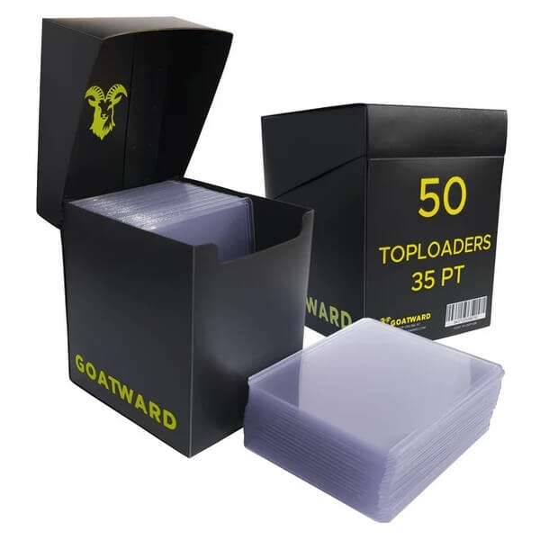Toploader Goatward 3x4 - 50 pieces and a box for Toploaders