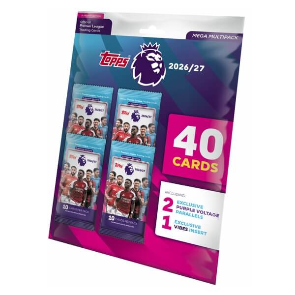 2026-2027 Topps Flagship Premier League Mega Multipack - Soccer Cards