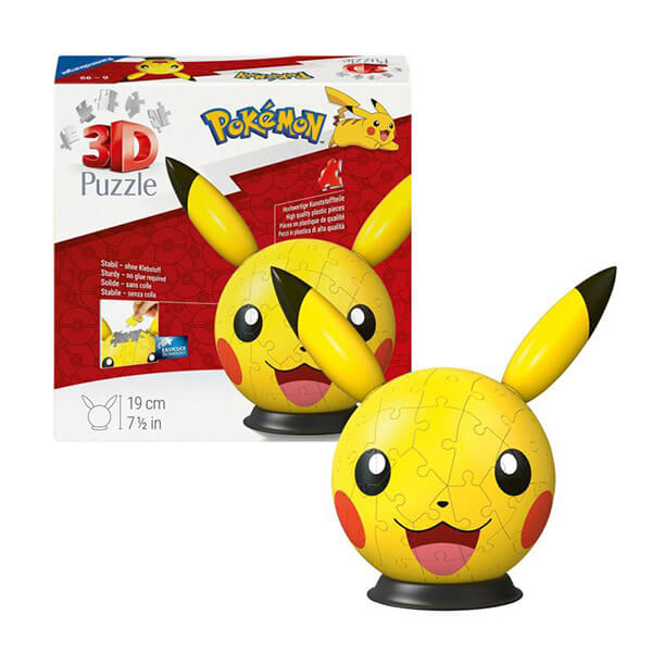 Ravensburger 3D Puzzle Pokémon Pikachu - 72 pieces