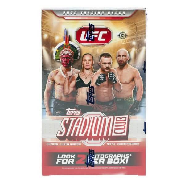 2026 Topps Stadium Club UFC Hobby Box - MMA Cards