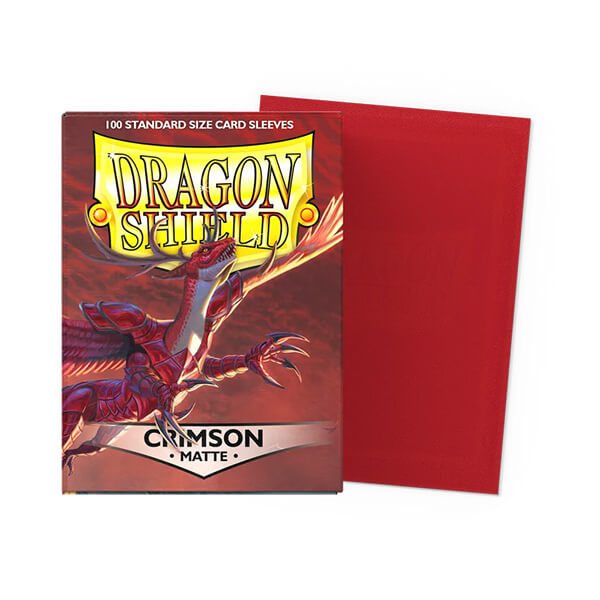 Dragon Shield Standard Card Sleeves - Matte Crimson - 100 pcs