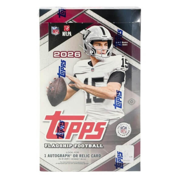2026 Topps Flagship Football Hobby Box - NFL Cards
