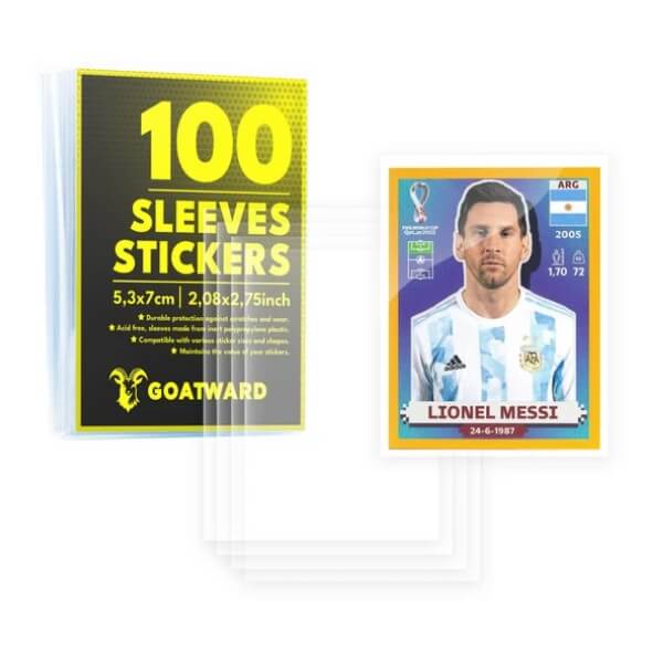 World Cup 2026 Goatward Sticker Sleeves 53 x 70 mm - 100 pcs
