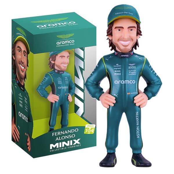 Minix 154 S2 Aramco Aston Martin F1 Figure - Fernando Alonso
