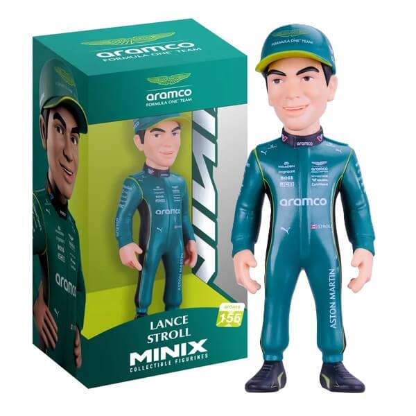 Minix 156 S2 Aramco Aston Martin F1 Figure - Lance Stroll
