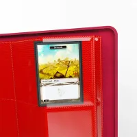 Gamegenic Zip-Up 24-Pocket Red Card Album