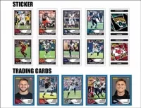 2024 Panini NFL - samolepky a karty