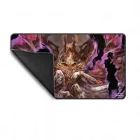 Duskmourn Damnation Black Stitched Standard Gaming Playmat for Magic: The Gathering