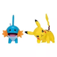 Pokémon Action Figures - 5 cm - Pikachu and Mudkip