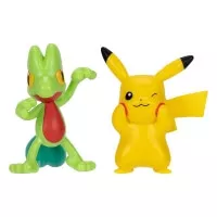 Pokémon Action Figures - 5 cm - Pikachu and Treecko