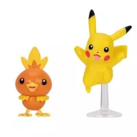 Pokémon Action Figures - 5 cm - Pikachu and Torchic