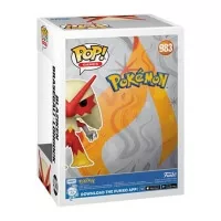 The back of the Pokémon Blaziken POP figure pack
