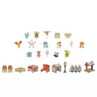Gifts in the Pokémon Advent Calendar with figurines