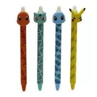 Overview of the Pokémon rubber pens on offer