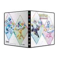 Pokémon Prismatic evolutions album - open - 4 pocket