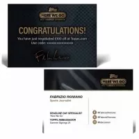 Football cards HERE WE GO 2024-25 UCC Summer Signings Box - Winning ticket