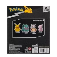 Back of Pikachu figure pack