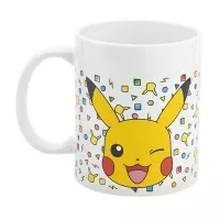 Pokémon Pikachu mug with confetti