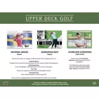 Golf Cards Upper Deck 2024 Hobby Box - Filling