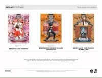 2024 Panini Mosaic NFL Football Blaster Box - contents of the package 1