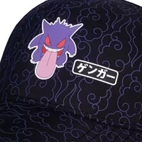 Detail motif of Pokémon Gengar cap