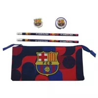 FC Barcelona - school set with pencil case