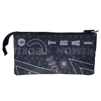 Pokémon pencil case - Pikachu, Gengar and Snorlax - back side